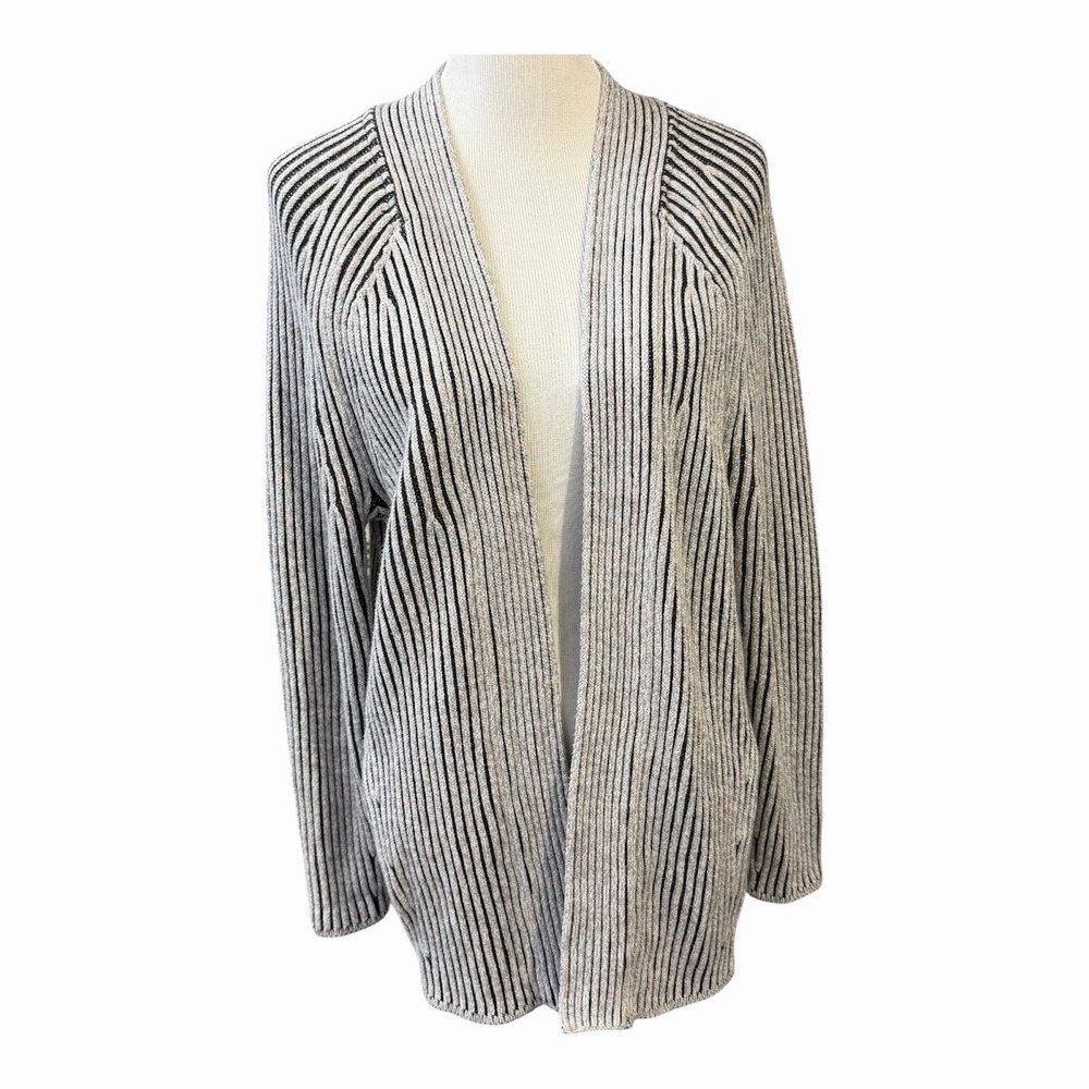 Lululemon‎ Size-8 Women's  Open Front Cotton-Cashmere Sweater Wrap Cardigan